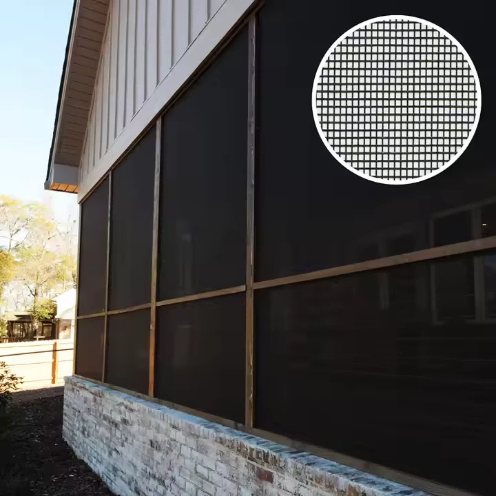 PVC-Coated Fiberglass Pool & Patio Screen Mesh
